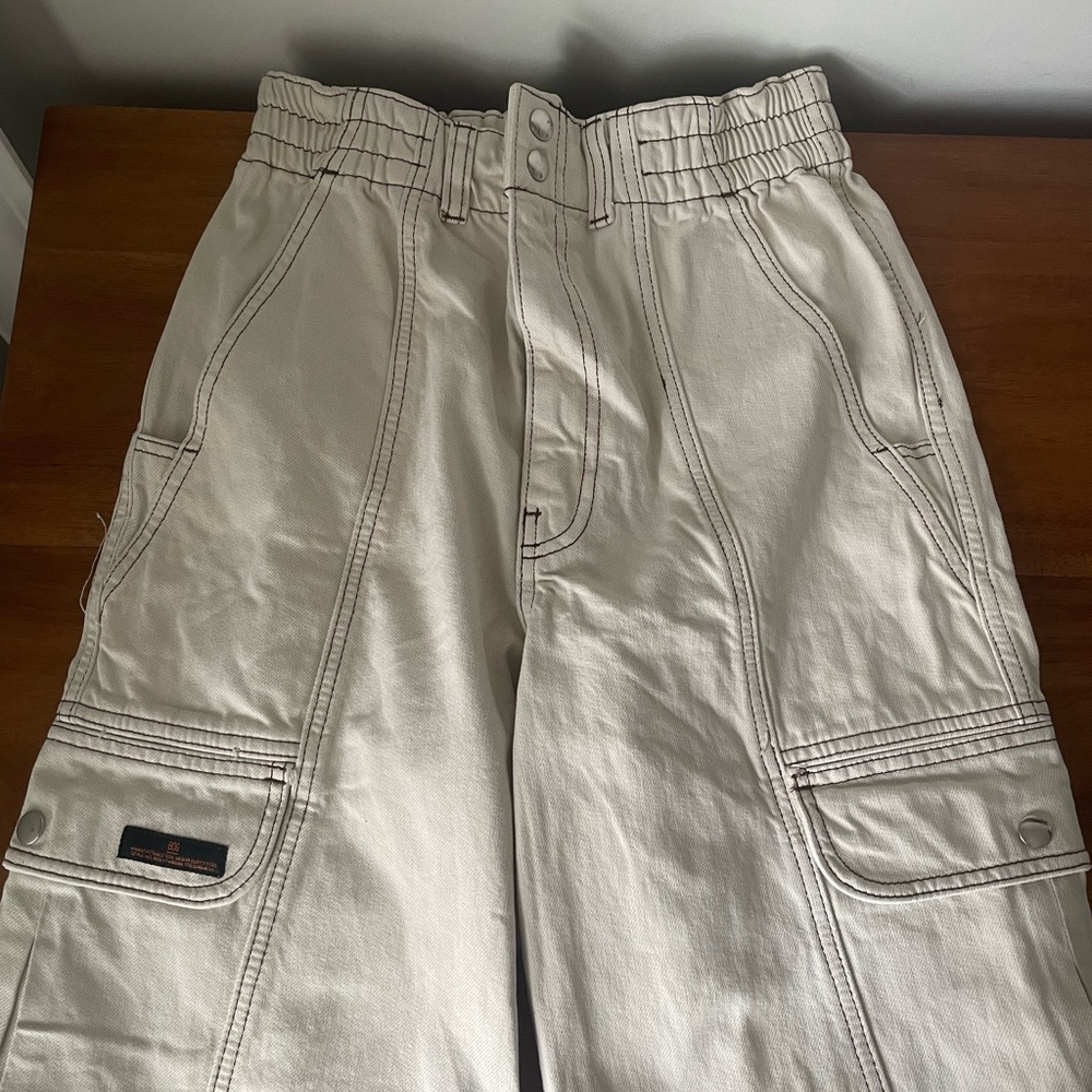 BDG Cream Relaxed Skate Jean